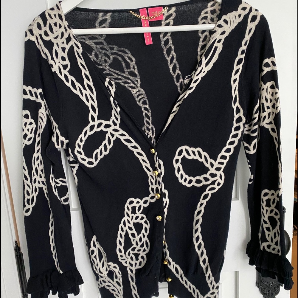 Betsey Johnson Patterned Cardigan